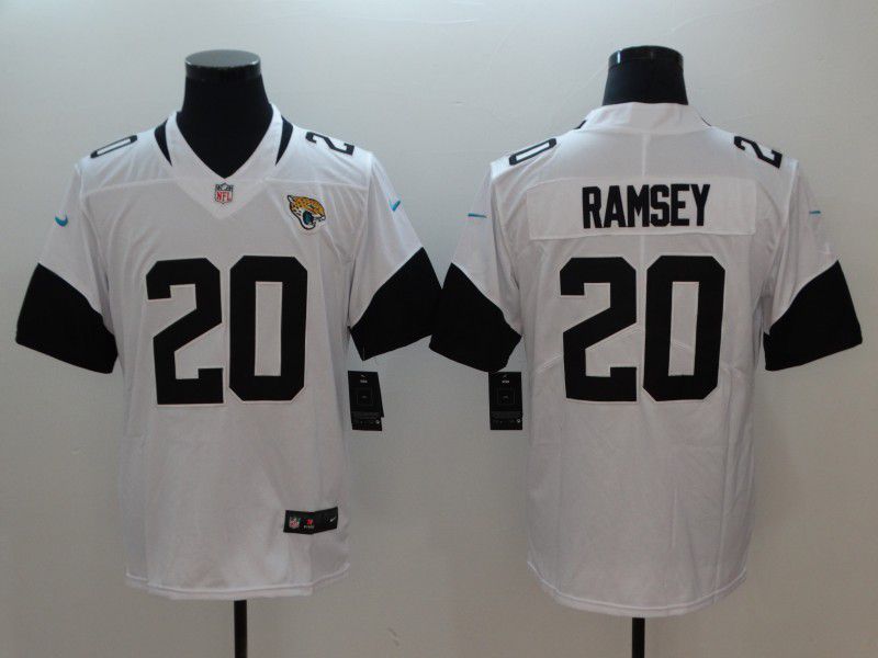 Men Jacksonville Jaguars 20 Ramsey White Vapor Untouchable Limited Player Nike NFL Jerseys